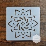 Mandala 5by5 inch stencils (Design 27)