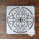 Mandala 5by5 inch stencils (Design 29)