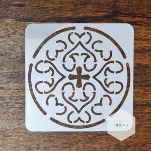 Mandala 5by5 inch stencils (Design 29)