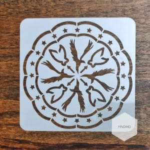 Mandala 5by5 inch stencils (Design 31)