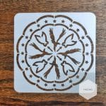 Mandala 5by5 inch stencils (Design 31)