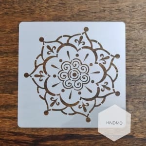 Mandala 5by5 inch stencils (Design 35)