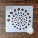 Mandala 5by5 inch stencils (Design 36)