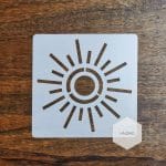 Mandala 5by5 inch stencils (Design 37)