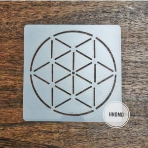 Mandala 5by5 inch stencils (Design 4)