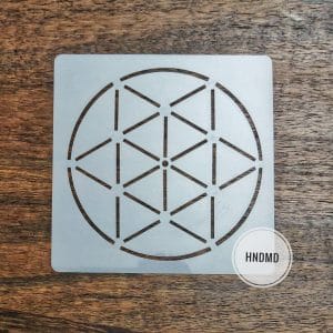 Mandala 5by5 inch stencils (Design 4)