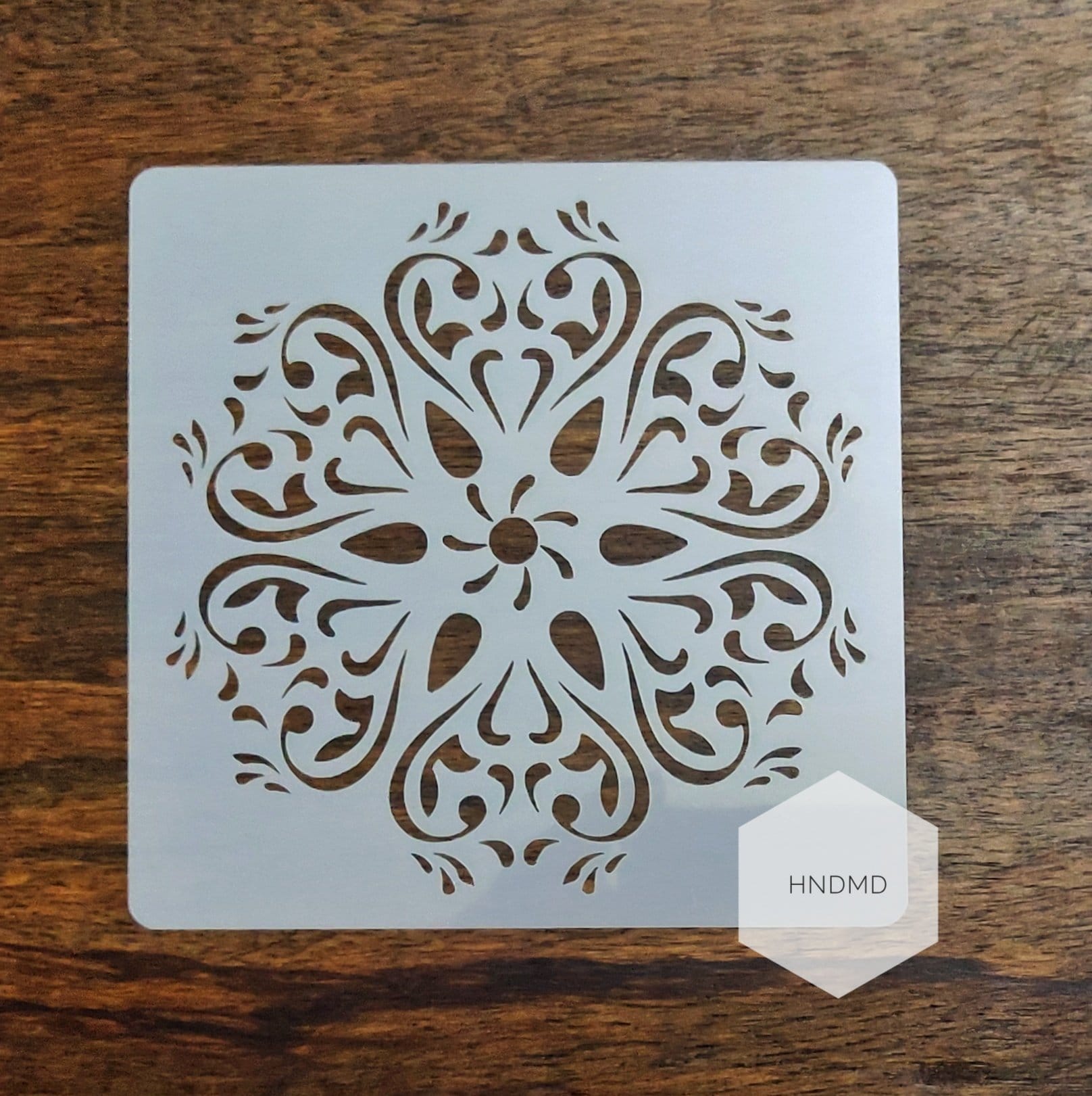 Mandala 5by5 inch stencils (Design 40) stencil CHCS 113 40 Mandala 5by5 inch stencils (Design 40)