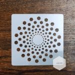 Mandala 5by5 inch stencils (Design 41)