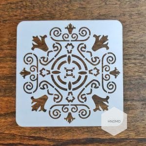 Mandala 5by5 inch stencils (Design 42)