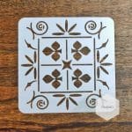 Mandala 5by5 inch stencils (Design 43)