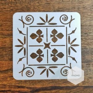 Mandala 5by5 inch stencils (Design 43)