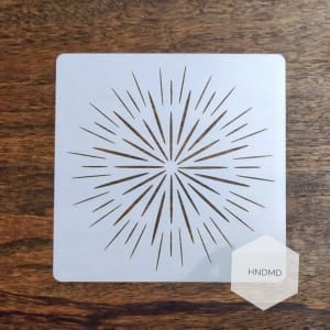 Mandala 5by5 inch stencils (Design 45)