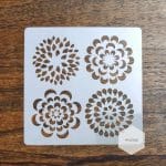 Mandala 5by5 inch stencils (Design 46)