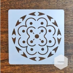Mandala 5by5 inch stencils (Design 47)