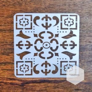 Mandala 5by5 inch stencils (Design 49)