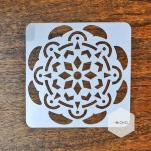 Mandala 5by5 inch stencils (Design 50)