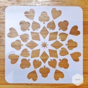 Mandala 5by5 inch stencils (Design 52)