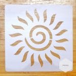 Mandala 5by5 inch stencils (Design 54)