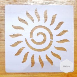 Mandala 5by5 inch stencils (Design 54)