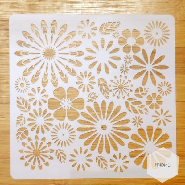 Mandala 5by5 inch stencils (Design 55)