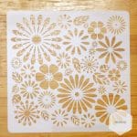 Mandala 5by5 inch stencils (Design 55)