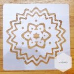 Mandala 5by5 inch stencils (Design 56)