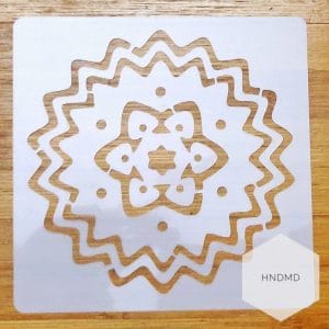 Mandala 5by5 inch stencils (Design 56)