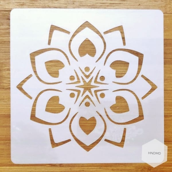 Mandala 5by5 inch stencils (Design 57)