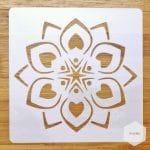 Mandala 5by5 inch stencils (Design 57)