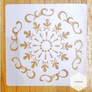 Mandala 5by5 inch stencils (Design 59)
