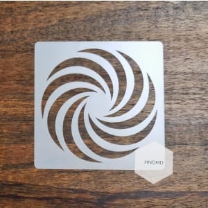 Mandala 5by5 inch stencils (Design 6)