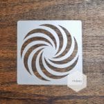 Mandala 5by5 inch stencils (Design 6)