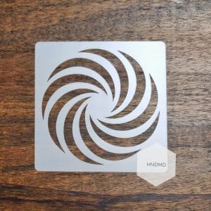 Mandala 5by5 inch stencils (Design 6)