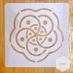 Mandala 5by5 inch stencils (Design 60)