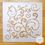 Mandala 5by5 inch stencils (Design 61)