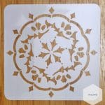 Mandala 5by5 inch stencils (Design 62)