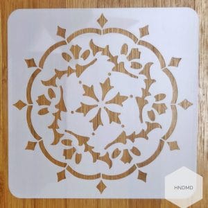 Mandala 5by5 inch stencils (Design 62)