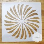 Mandala 5by5 inch stencils (Design 64)