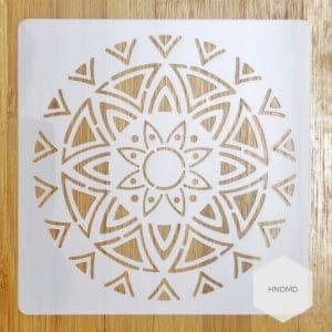 Mandala 5by5 inch stencils (Design 65)