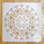 Mandala 5by5 inch stencils (Design 65)