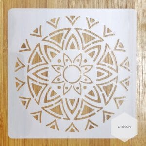 Mandala 5by5 inch stencils (Design 65)