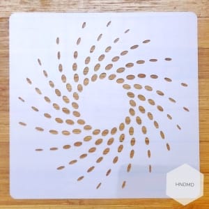 Mandala 5by5 inch stencils (Design 66)