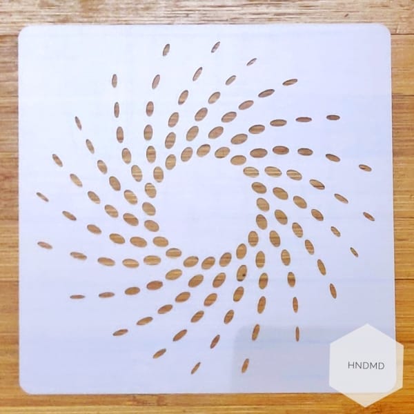 Mandala 5by5 inch stencils (Design 66)