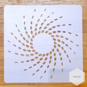 Mandala 5by5 inch stencils (Design 66)