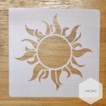 Mandala 5by5 inch stencils (Design 68)