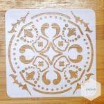 Mandala 5by5 inch stencils (Design 69)