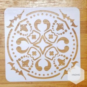 Mandala 5by5 inch stencils (Design 69)