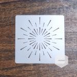 Mandala 5by5 inch stencils (Design 7)