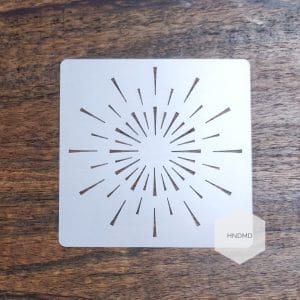 Mandala 5by5 inch stencils (Design 7)