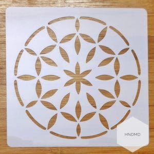 Mandala 5by5 inch stencils (Design 70)